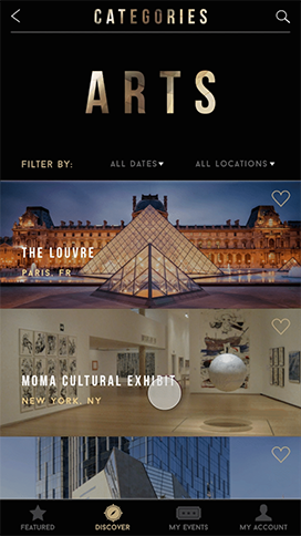 Browsing an Experience