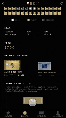 Purchasing an Experience