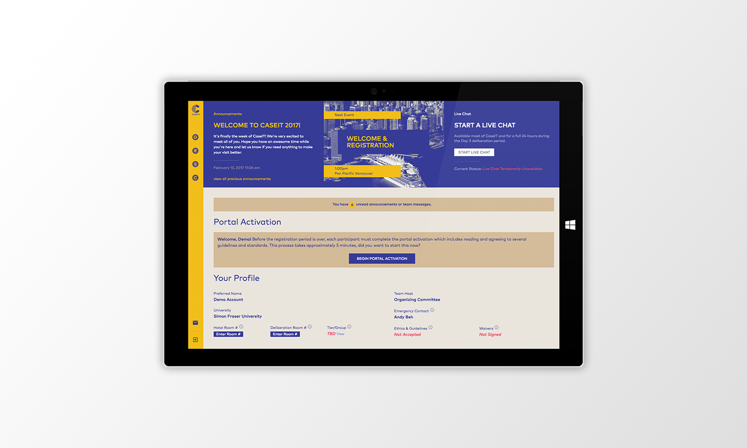 the new CaseIT Portal